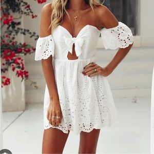 Hello Molly Never Empty White Dress